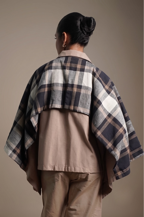 Brown Handscape Jacket