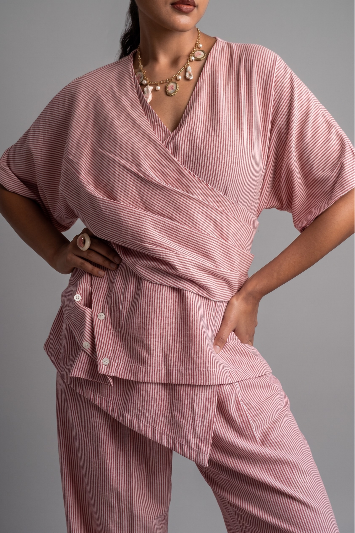 The Tide Wrap Top