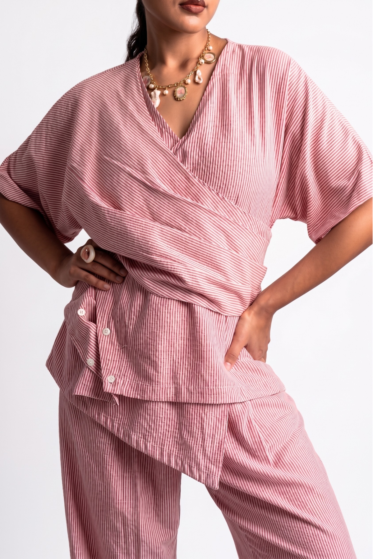 The Tide Wrap Top