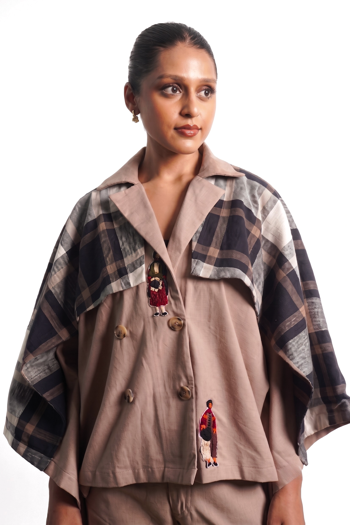 Brown Handscape Jacket