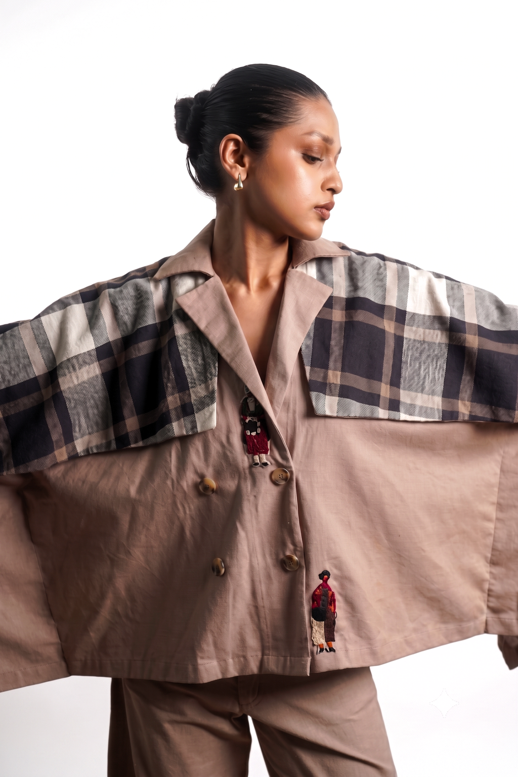 Brown Handscape Jacket