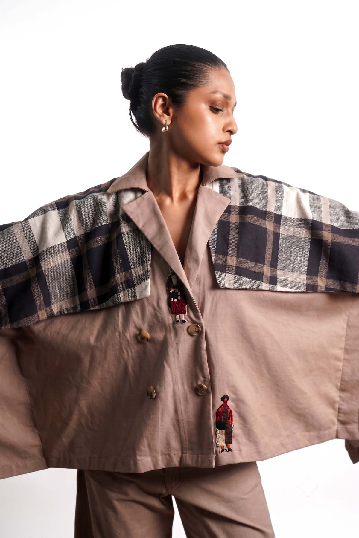 Brown Handscape Jacket