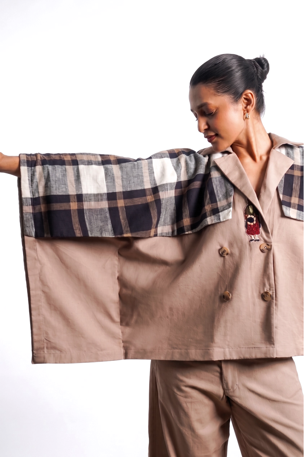 Brown Handscape Jacket