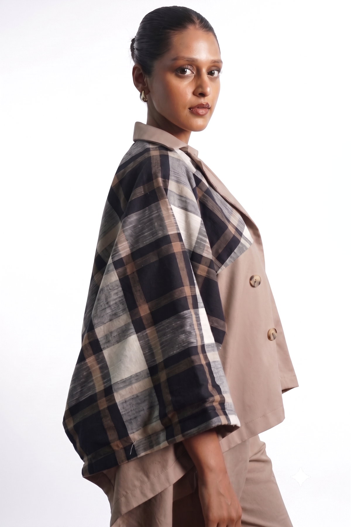 Brown Handscape Jacket