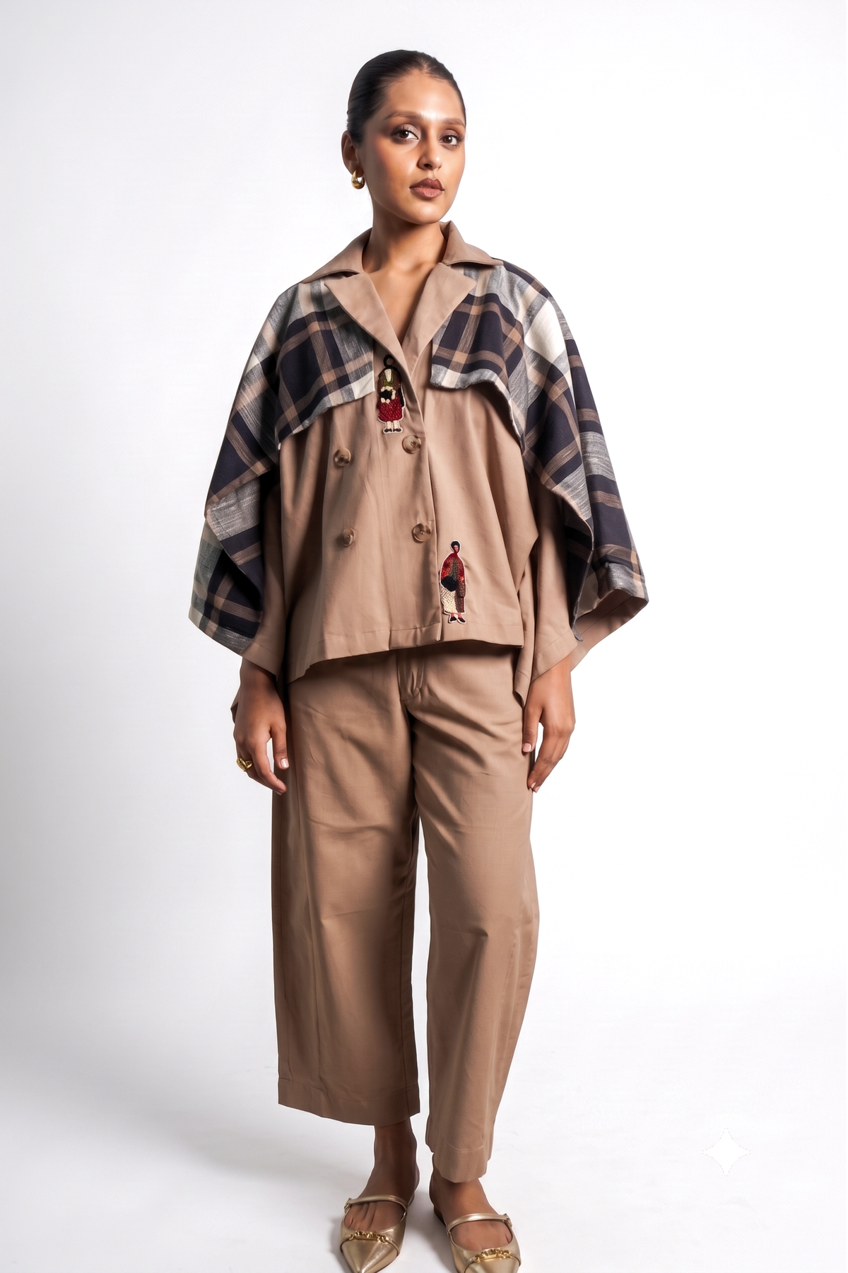 Brown Handscape Jacket