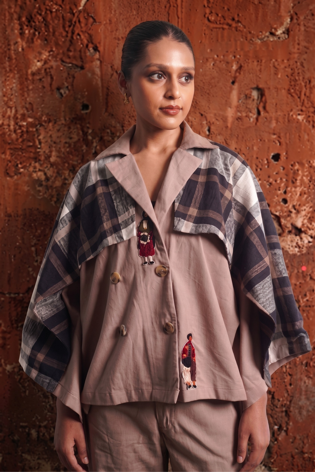 Brown Handscape Jacket