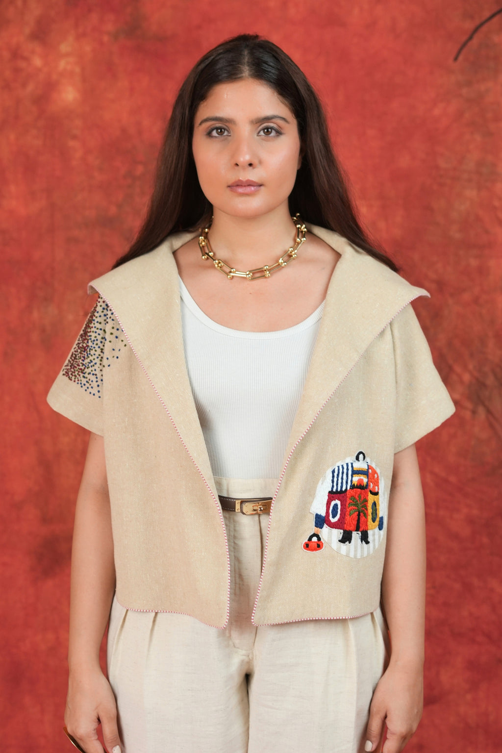 The Everyday Embroidered Soul Jacket Cape