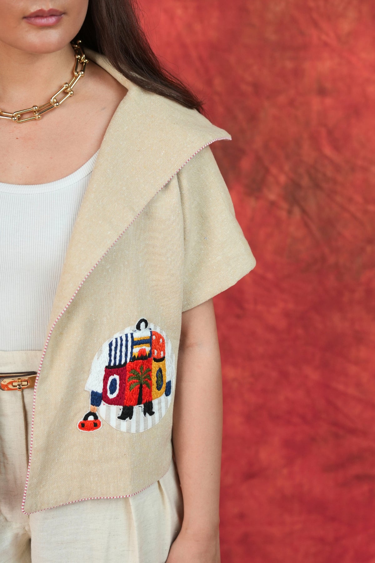 The Everyday Embroidered Soul Jacket Cape