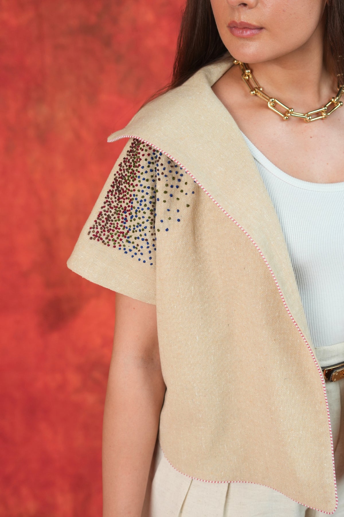 The Everyday Embroidered Soul Jacket Cape