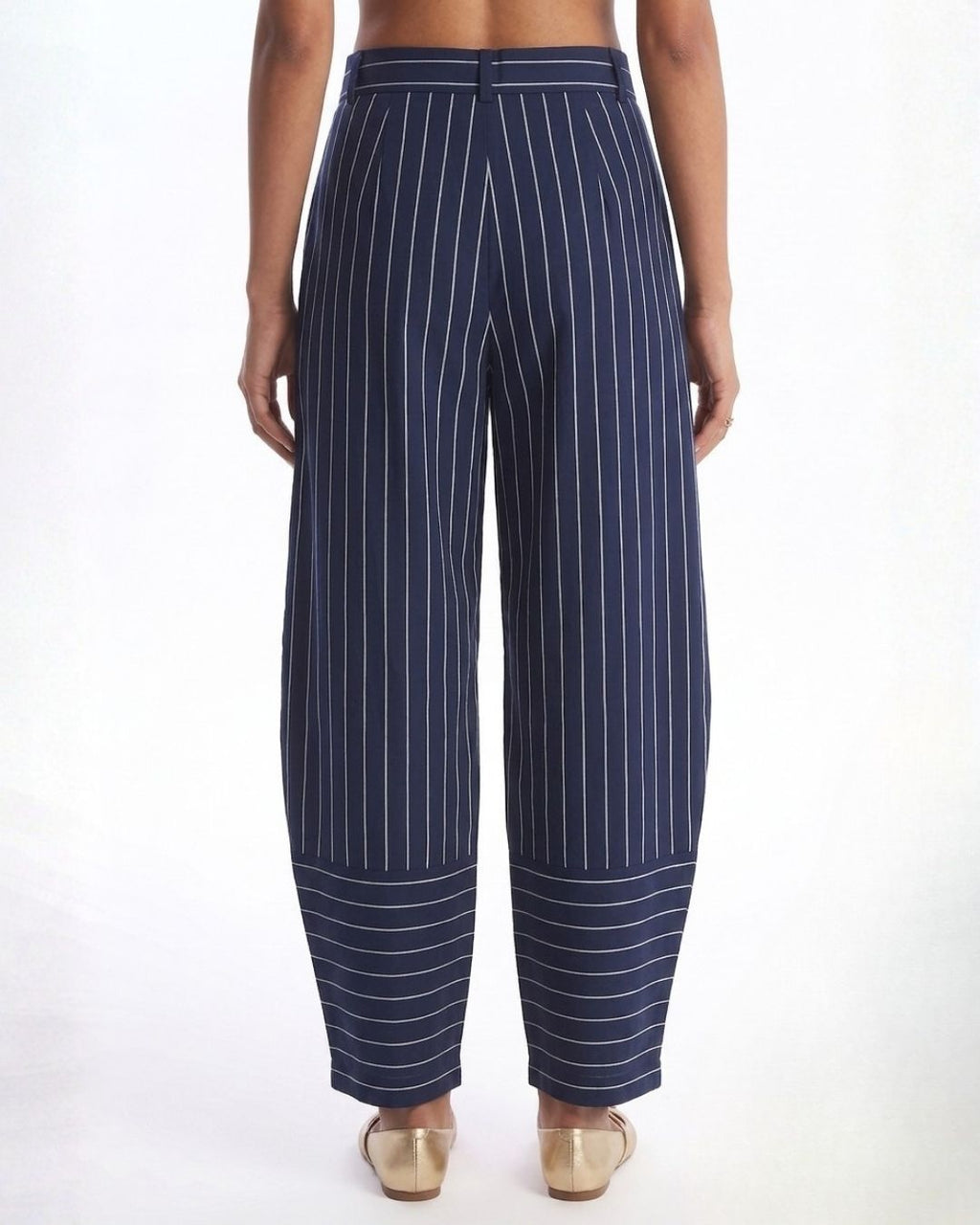 The Blue Meridian Barrel Pants