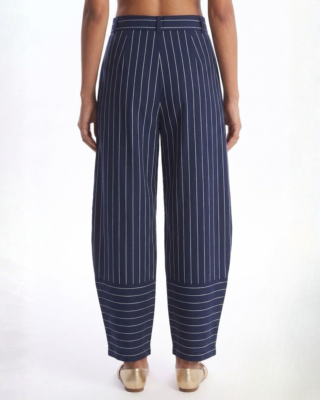The Blue Meridian Barrel Pants