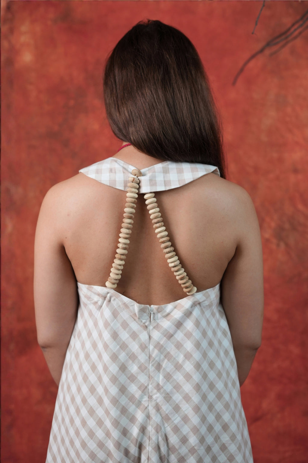 Mala Check Circle Dress