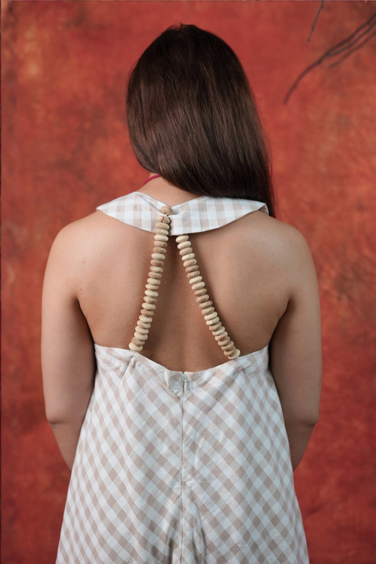 Mala Check Circle Dress