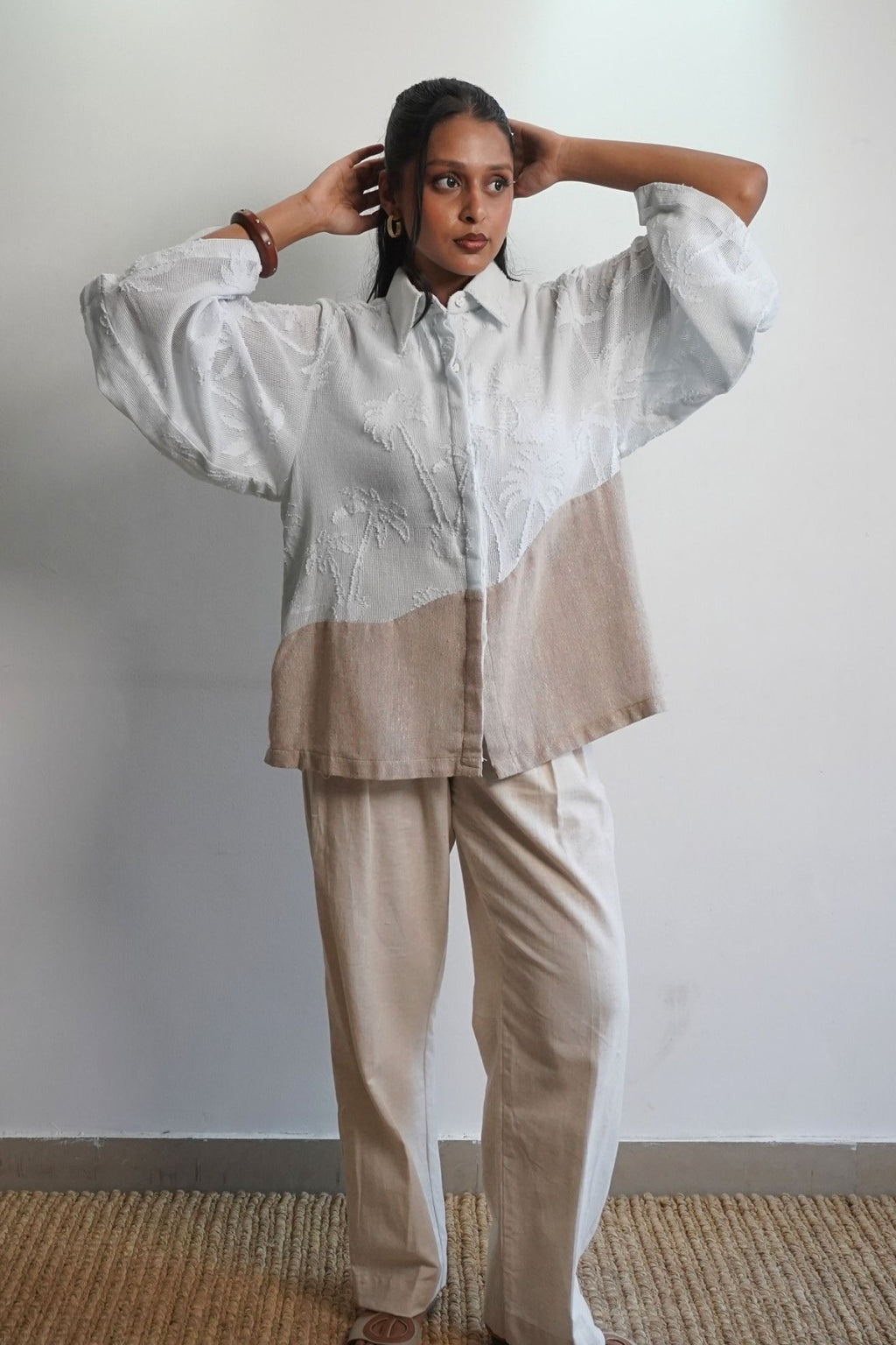 The jute palm conscious relaxed shirt