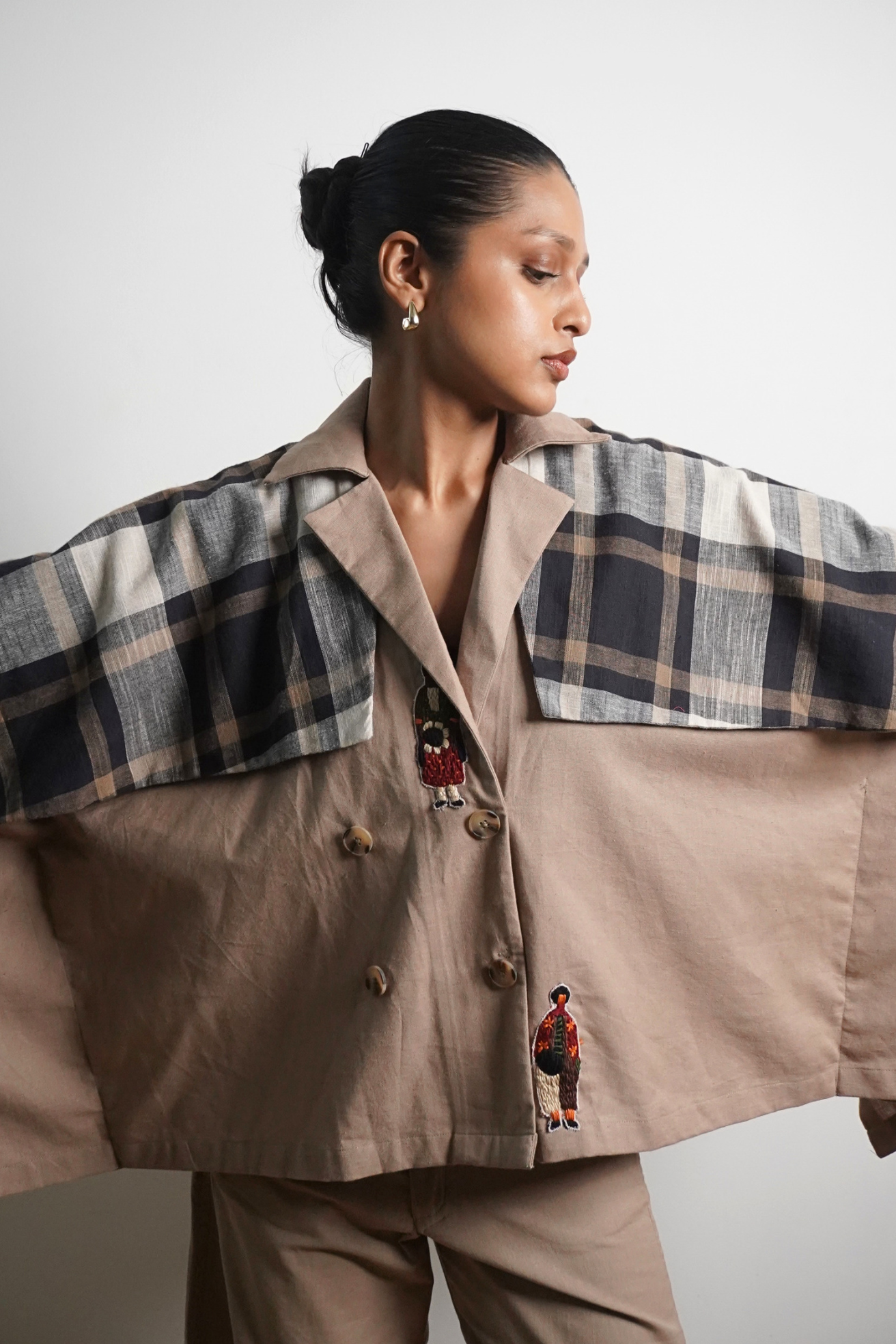 Brown Handscape Jacket