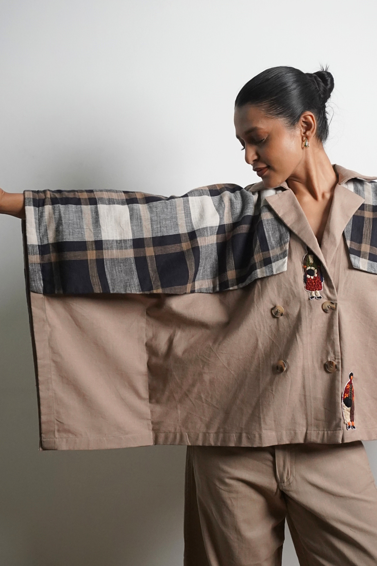 Brown Handscape Jacket