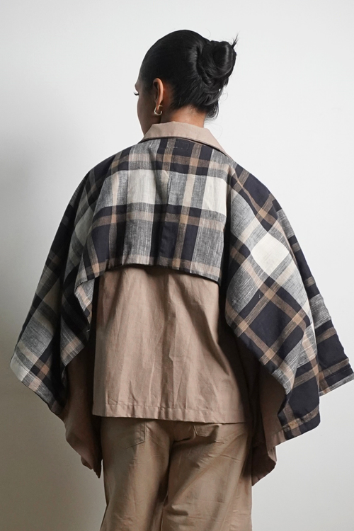 Brown Handscape Jacket