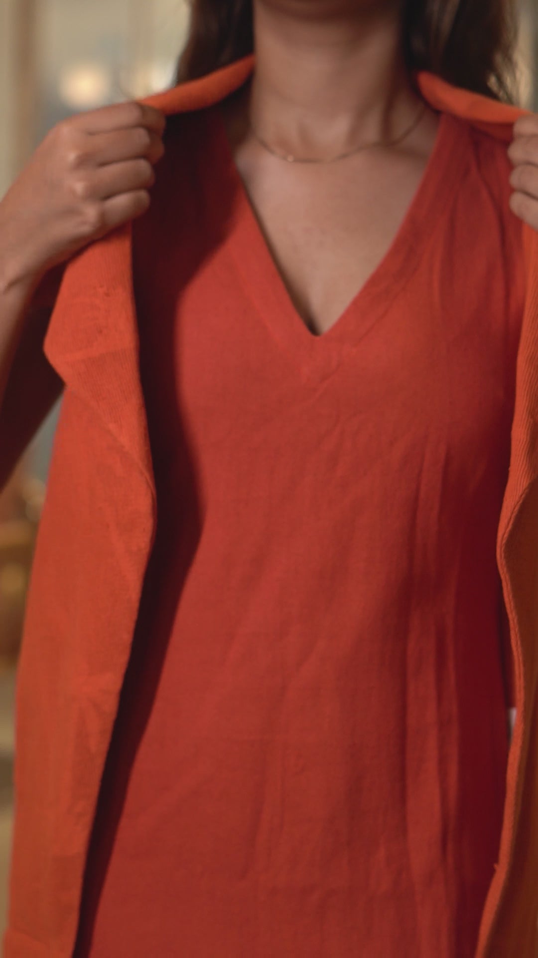 ⁠The Palm Conscious Jacket Dress